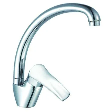 Baterie bucatarie monocomanda ZINOX ZLN-8549 - pipa inalta mobila, finisaj crom, cartus ceramic 40mm