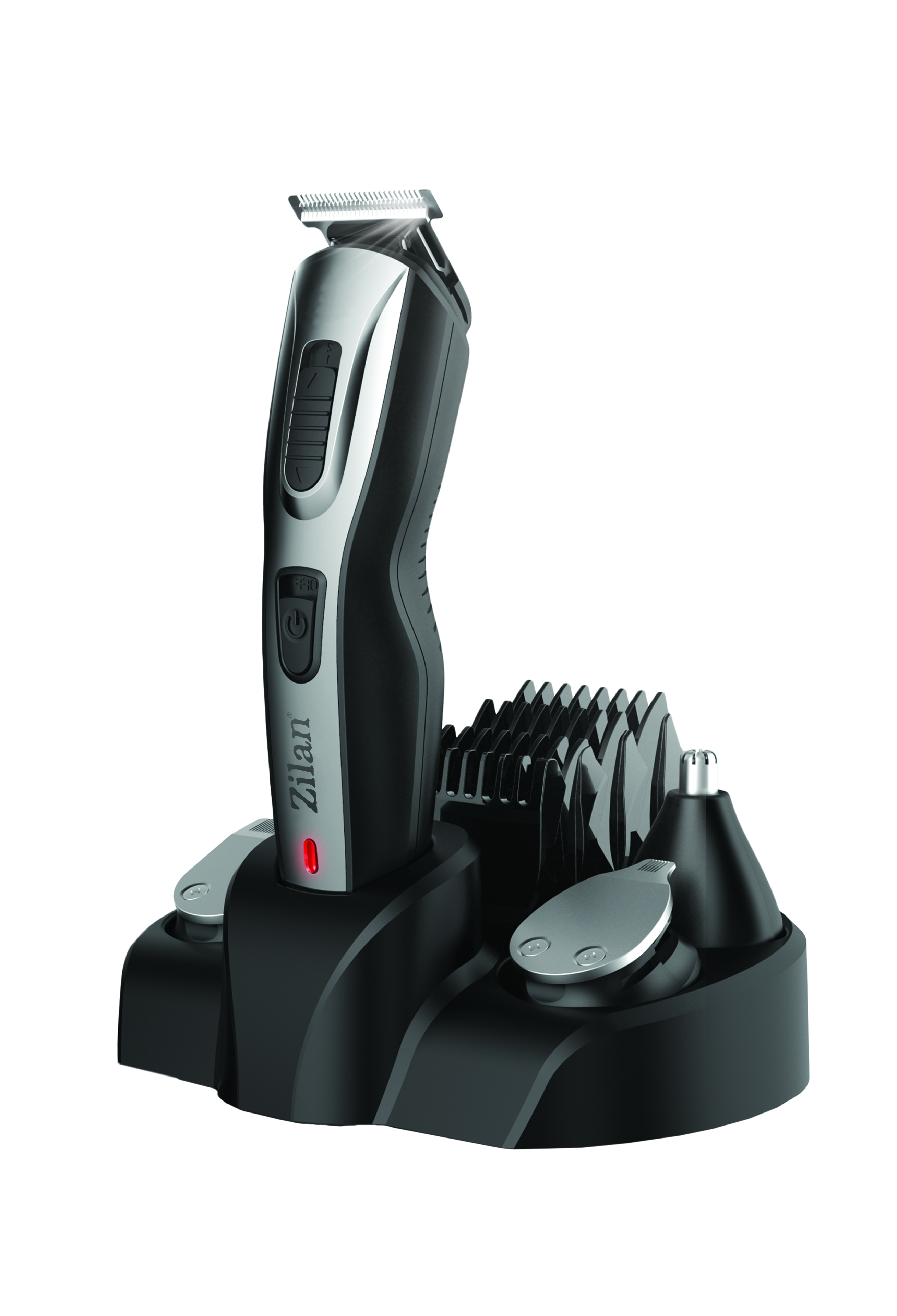 Aparat de tuns facial si corporal 5 in 1 Zilan ZLN-3857 cu acumulator reincarcabil si statie de incarcare