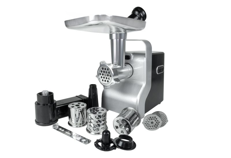 Masina de tocat carne multifunctionala ZILAN ZLN0126 - 2100W, 3 viteze, accesorii complete pentru carne si legume