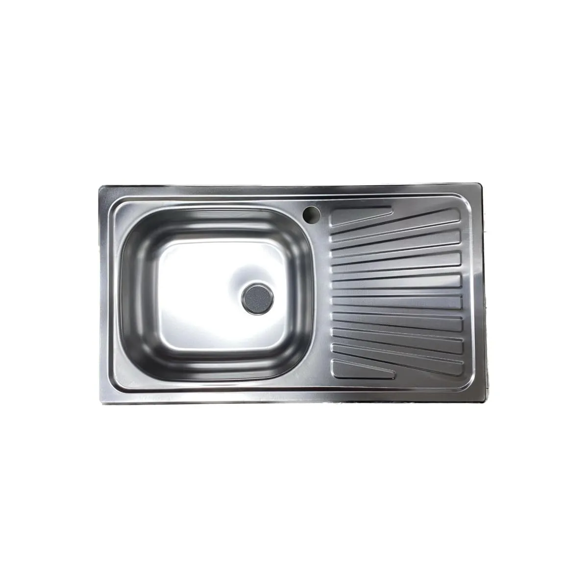 Chiuveta inox anticalcar ZLN3729 cu cuva stanga 77x44 cm - design modern si rezistent