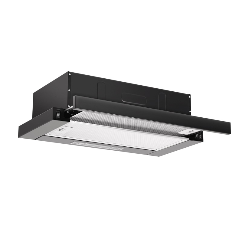Hota incorporabila Zilan ZLN1895 - 60cm, 450 m³/h, filtru lavabil, negru