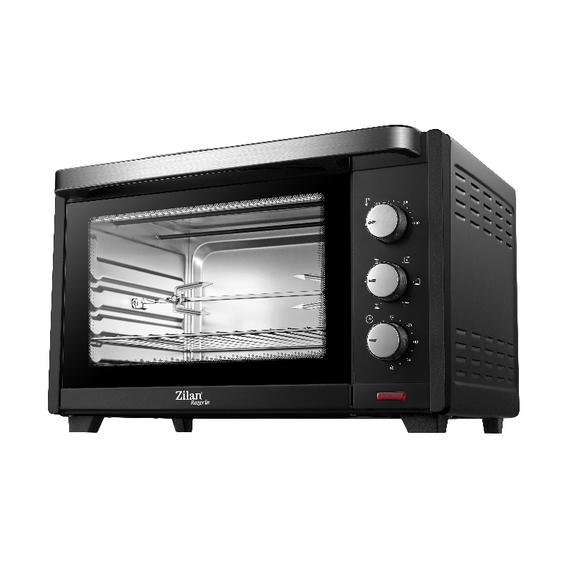 Cuptor electric Zilan ZLN-1024 Rozerin - 45L, convectie, 2000W, temperatura reglabila 100-230°C, timer 60min