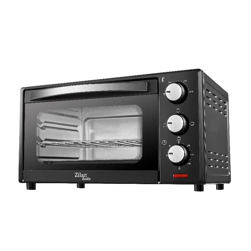 Cuptor electric Zilan ZLN-0973, RODIN, 1200W, 15L, control temperatura 100-230°C, timer 60 min, negru