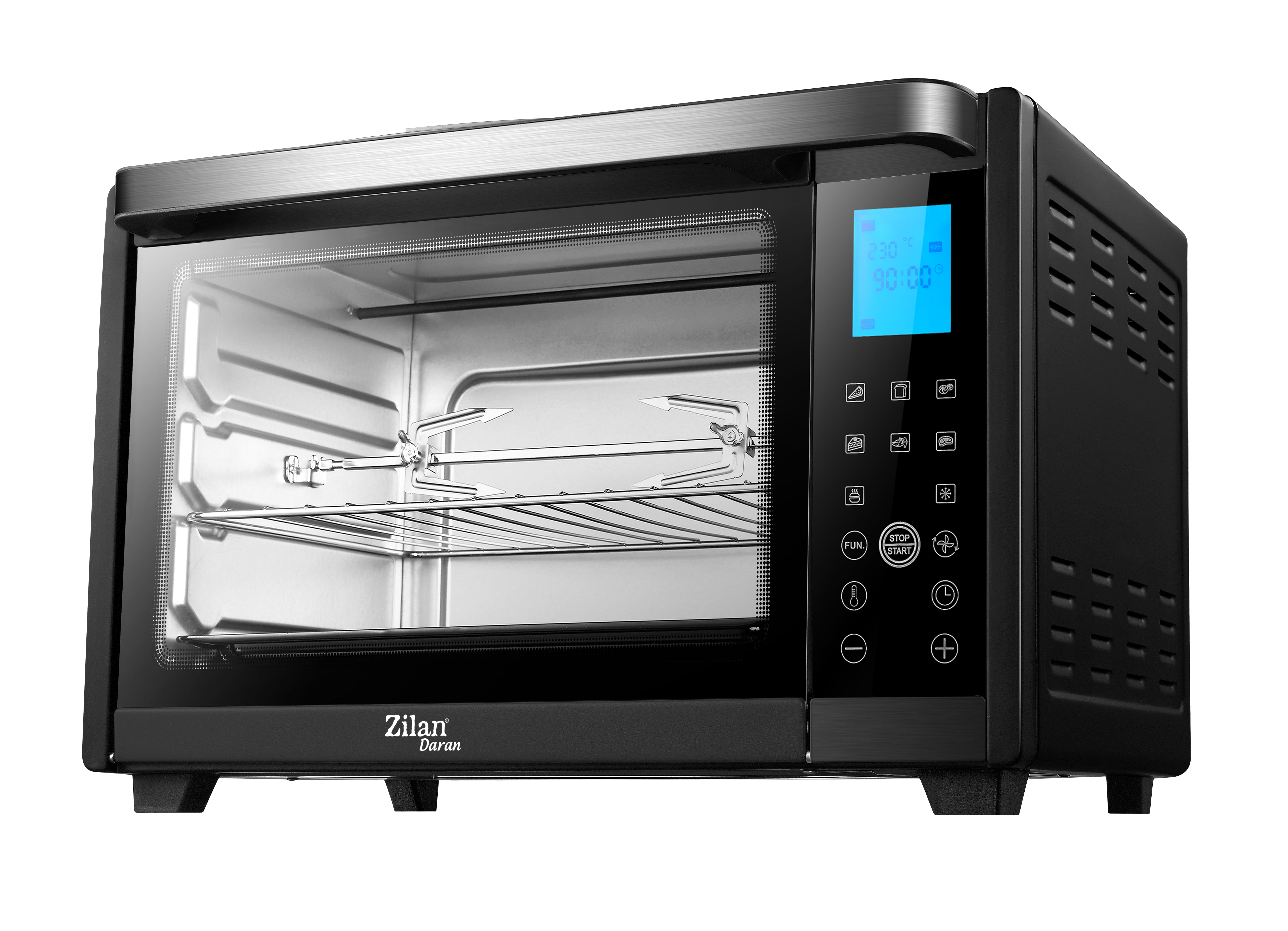 Cuptor electric Zilan ZLN-1031 DARAN2 - 28L, 1600W, display digital, timer programabil, retete pre-programate