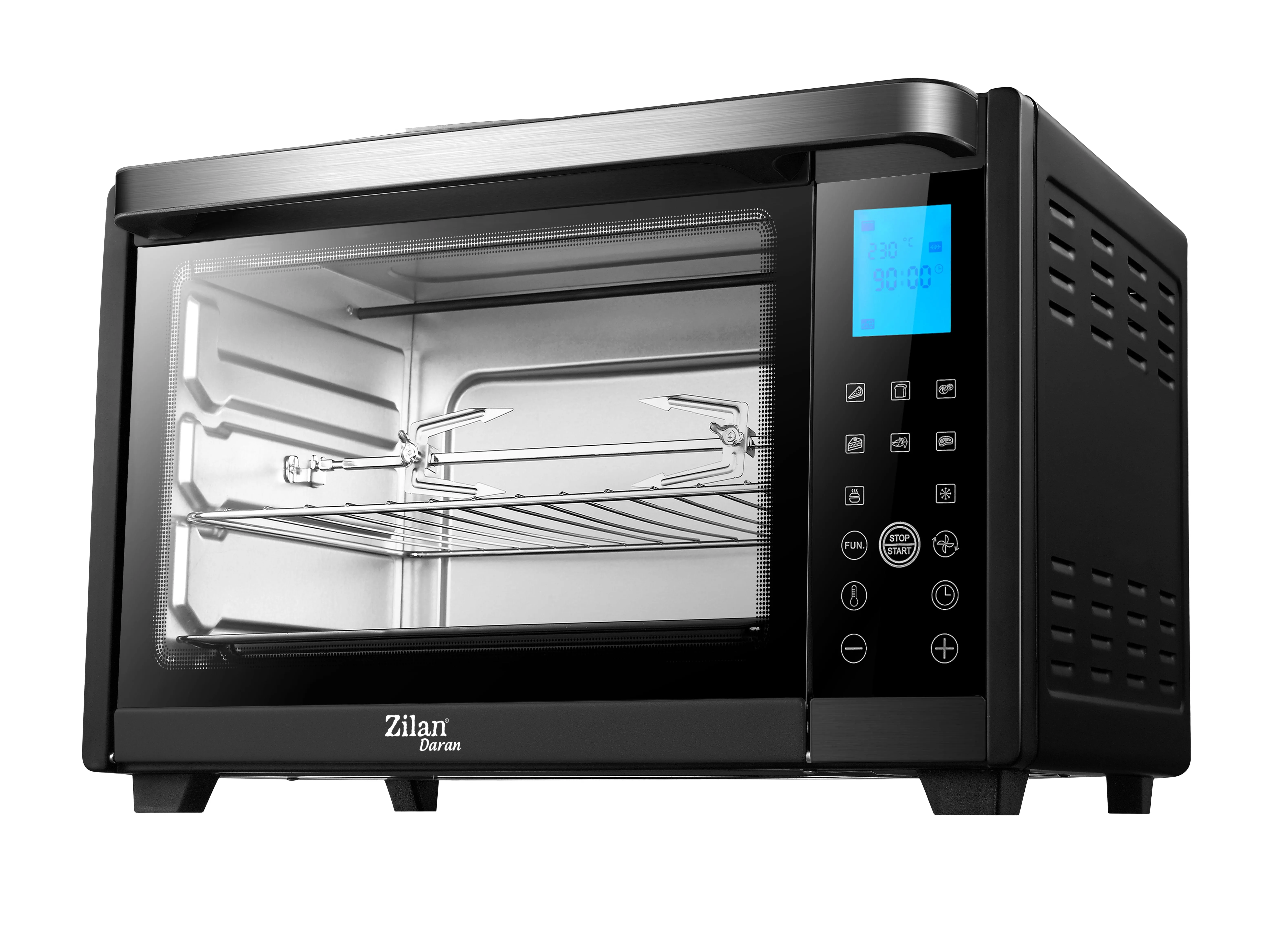 Cuptor electric Zilan ZLN-1031 DARAN2 - 28L, 1600W, display digital, timer programabil, retete pre-programate