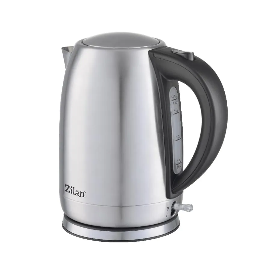 Fierbator electric Zilan ZLN-1680 - 1.7L, 2200W, inox premium, rotatie 360°, oprire automata