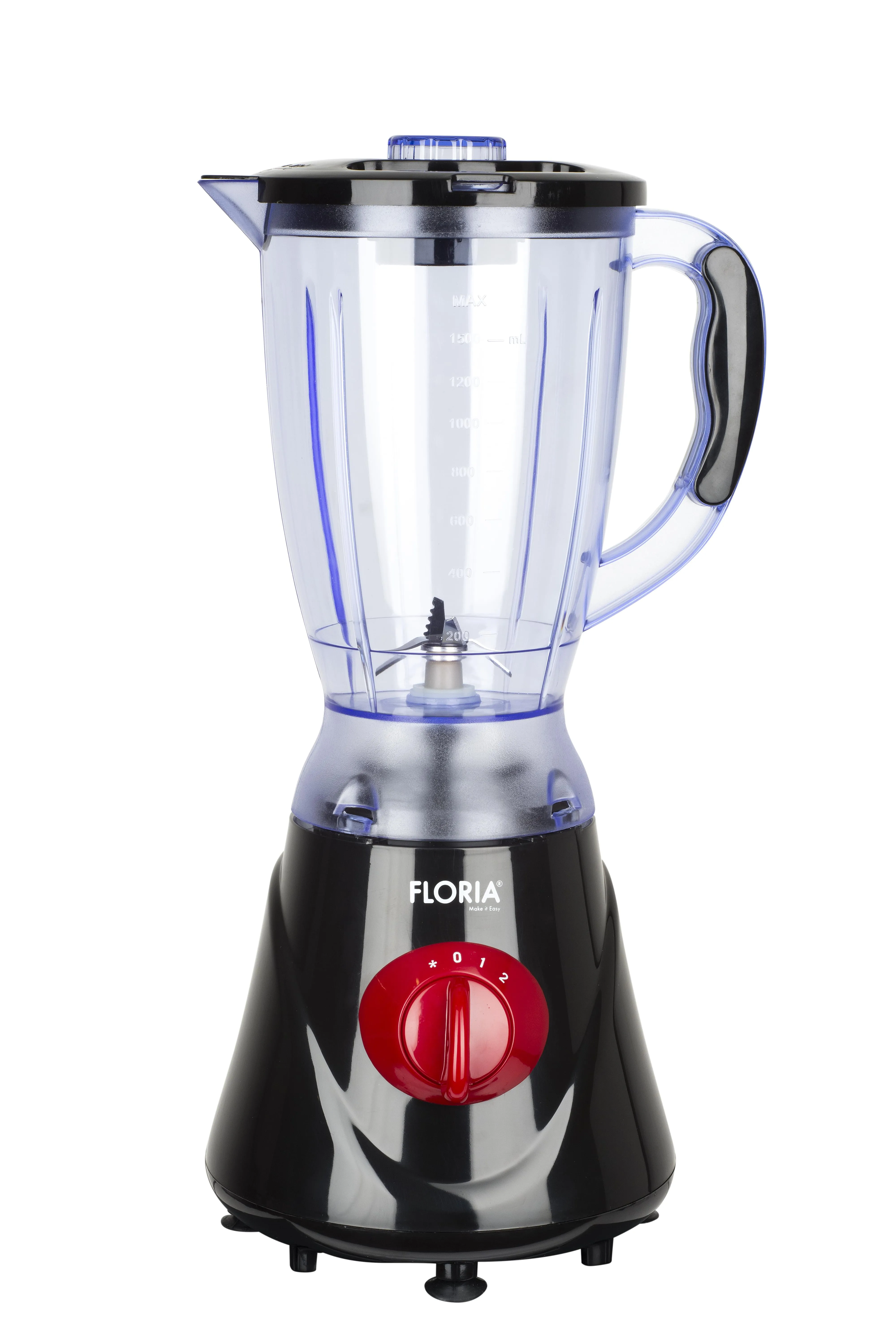 Blender electric Floria ZLN-7917, 300W, 1.6L - negru, performanta profesionala