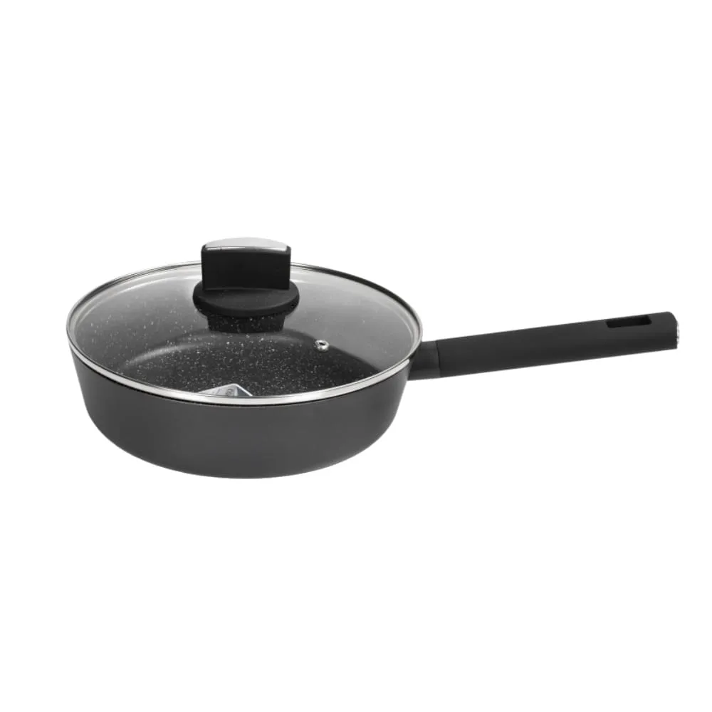 Cratita premium Zilan ZLN0881 cu invelis marmura Non-Stick, 5 straturi, 26cm, 3.1L