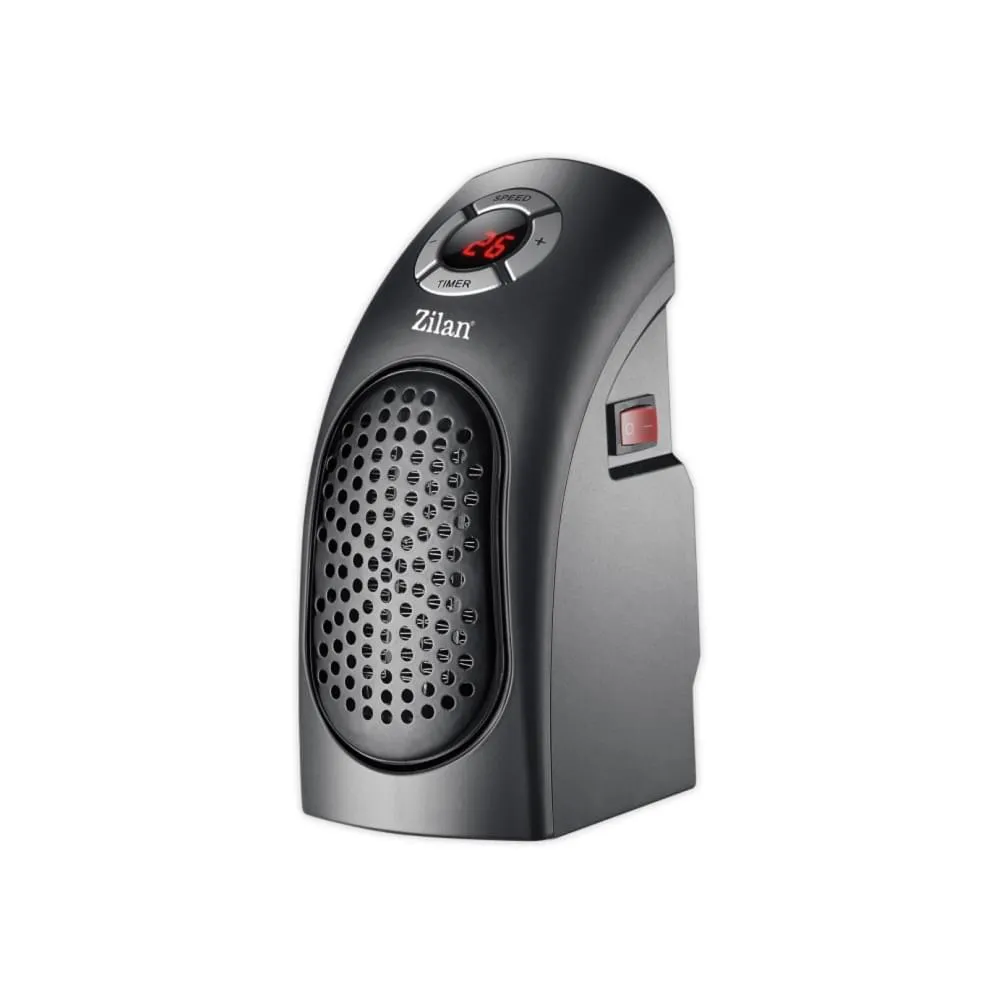 Aeroterma ceramica Zilan ZLN2281 400W - incalzitor compact cu display LCD si timer 12h