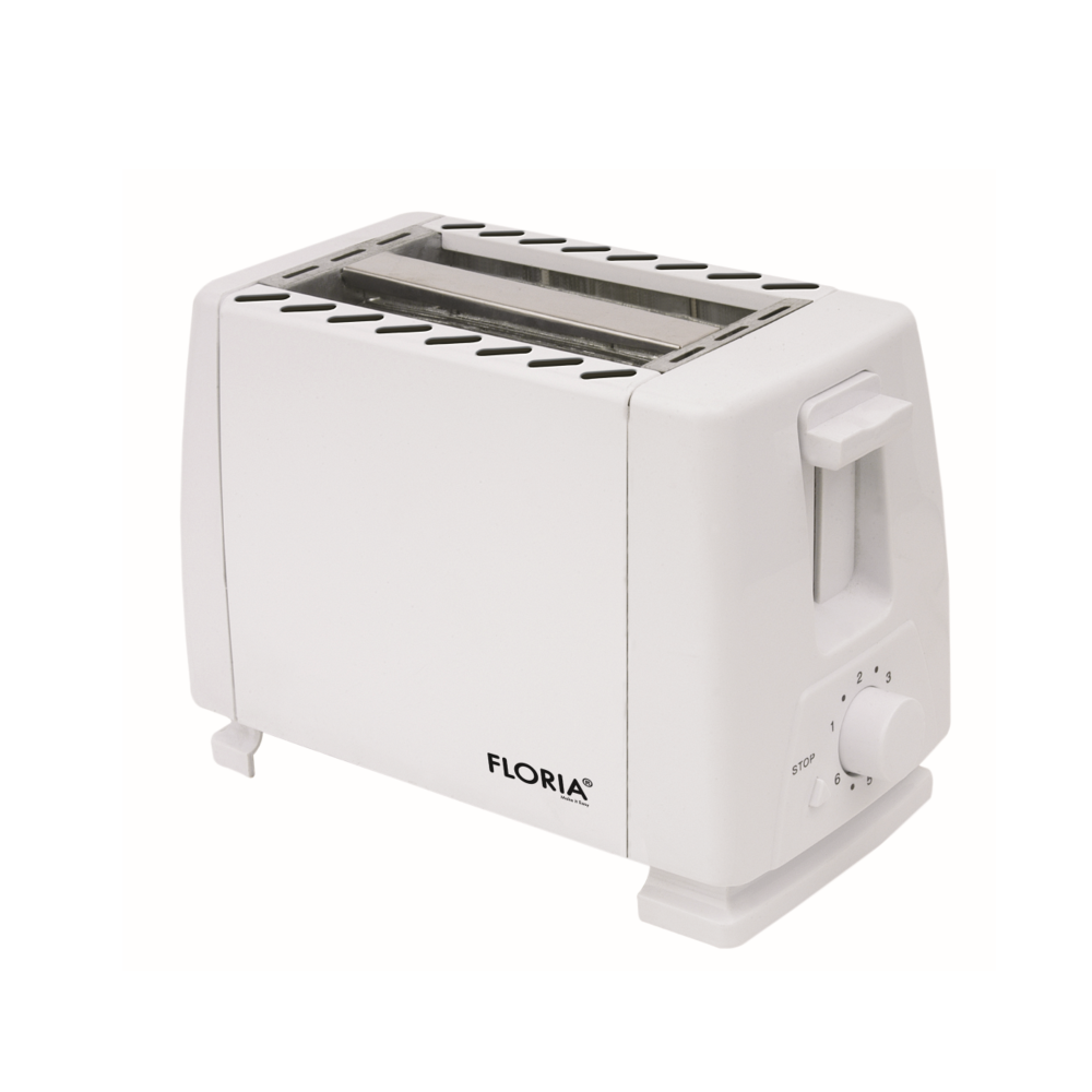 Prajitor paine Floria ZLN1833 - 2 felii, 700W, 7 nivele rumenire, design elegant, alb