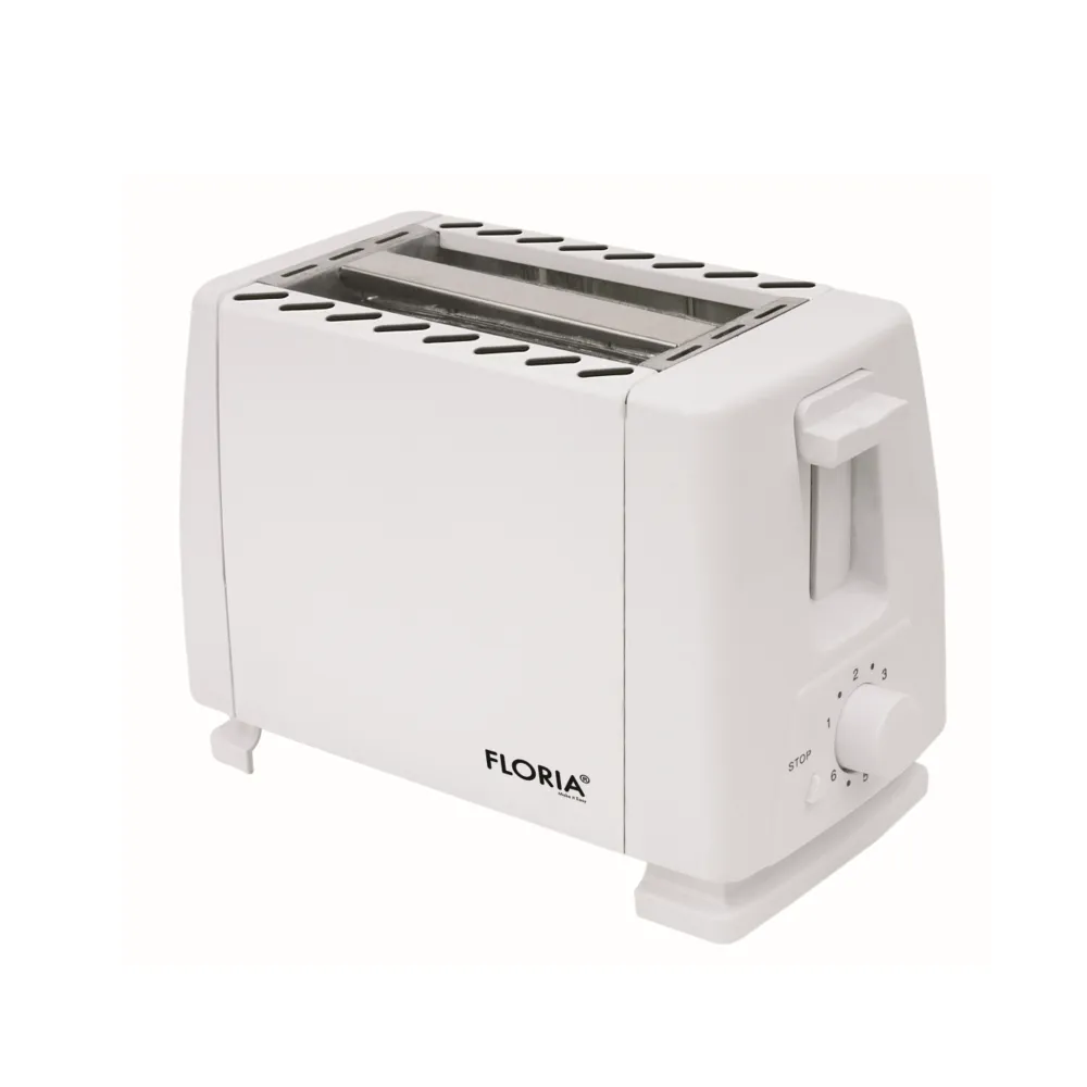 Prajitor paine Floria ZLN1833 - 2 felii, 700W, 7 nivele rumenire, design elegant, alb