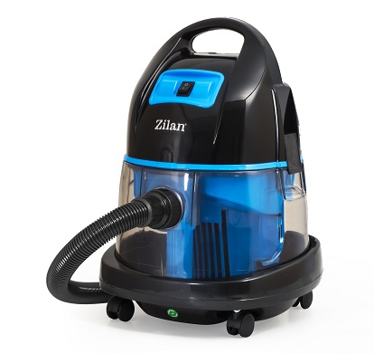 Aspirator ZILAN ZLN-8945 cu Filtrare prin Apa si Uscata, 2000W, Albastru - Curatenie Profesionala