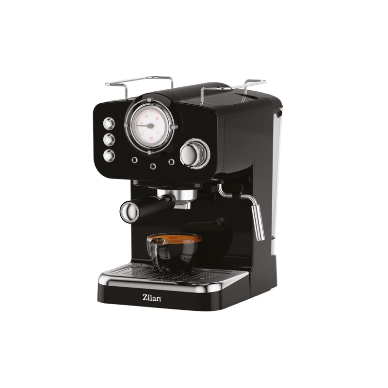 Espressor manual Zilan ZLN2991, Retro - 15 bar, 1100W, Design Vintage - cafea perfecta acasa