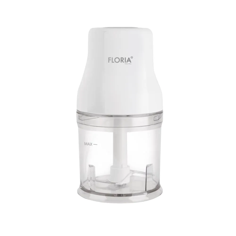 Tocator electric legume si fructe FLORIA ZLN3042 - 200W, bol 500ml, lame inox, alb