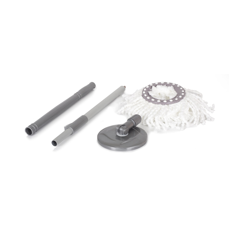 Mop rotativ Lisa ZLN4650 cu cap si coada din aluminiu - microfibra premium pentru curatenie eficienta