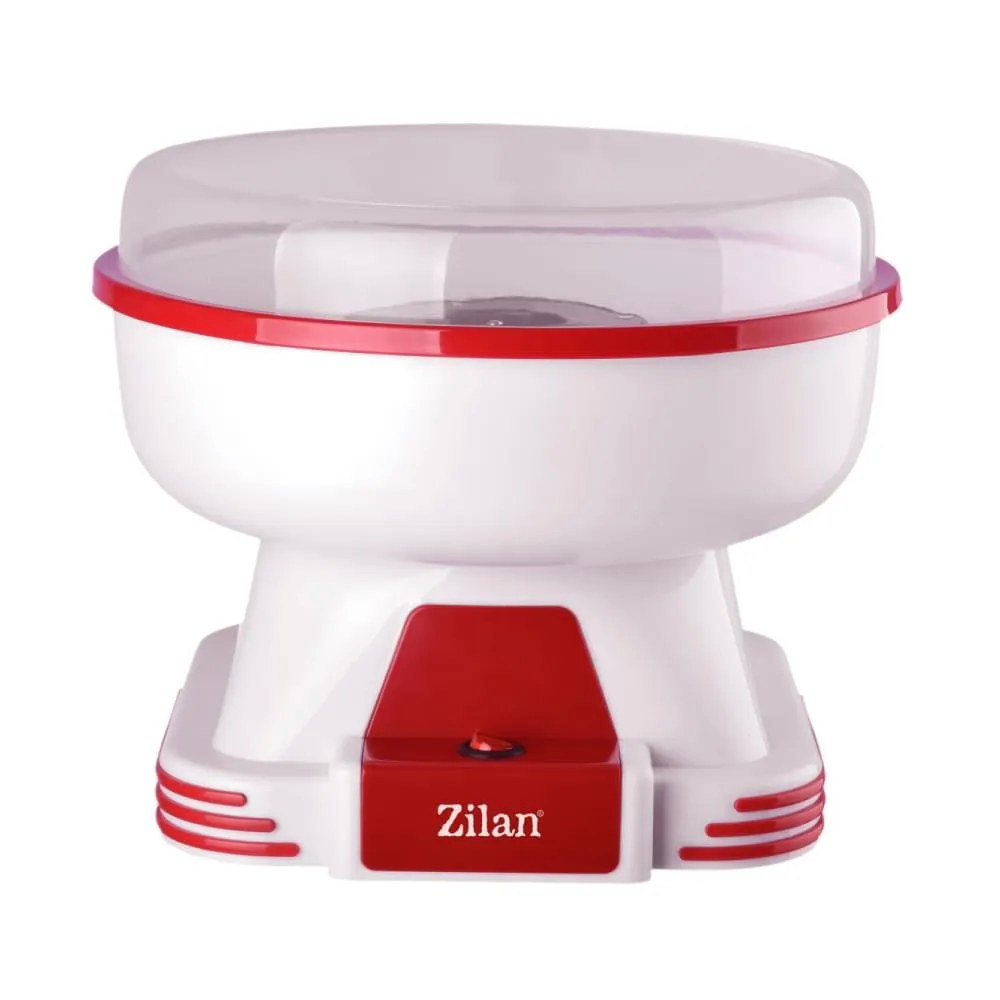Aparat de facut vata de zahar, profesional Zilan ZLN3394 - 500W, Rosu, preparare rapida, 5 minute
