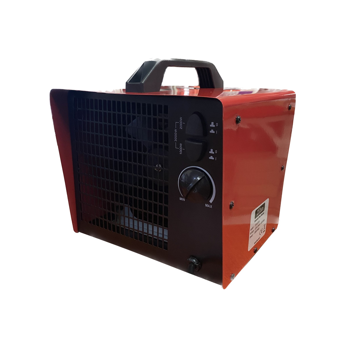 Radiator ceramic Zilan ZLN5558 3000W - incalzire rapida, silentios, termostat reglabil, rosu