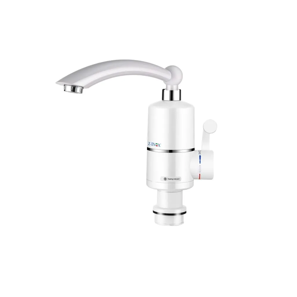 Robinet electric cu incalzire instanta Z-Inox ZLN5473 - 3000W, alb, inox