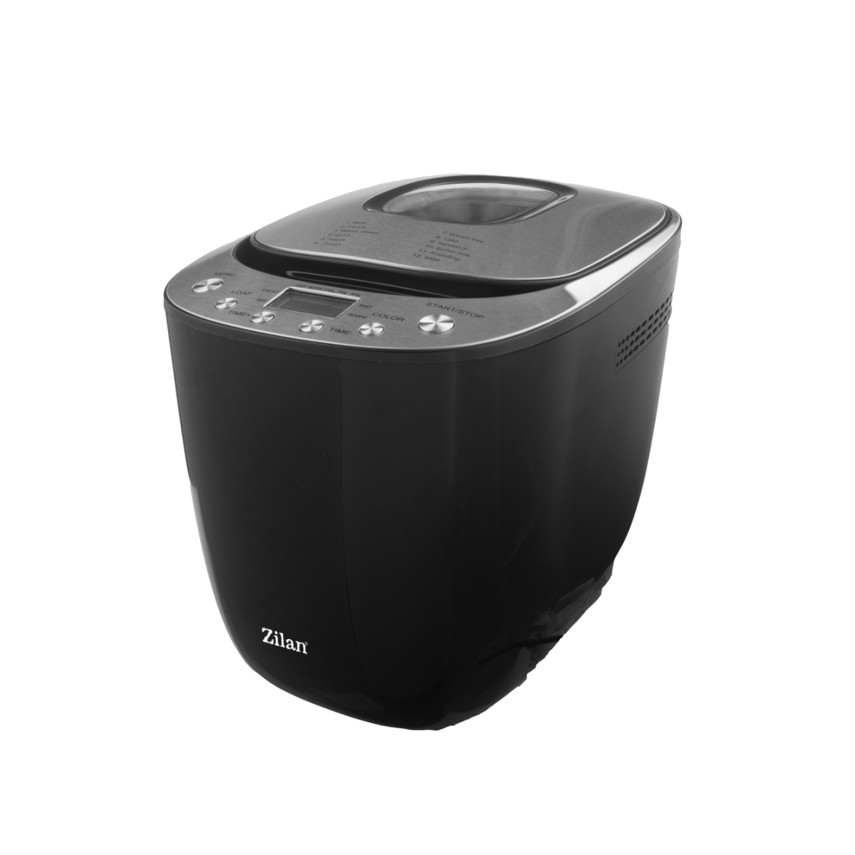 Masina de facut paine Zilan ZLN5213, 550W, 12 programe digitale, capacitate 900g, ecran LCD