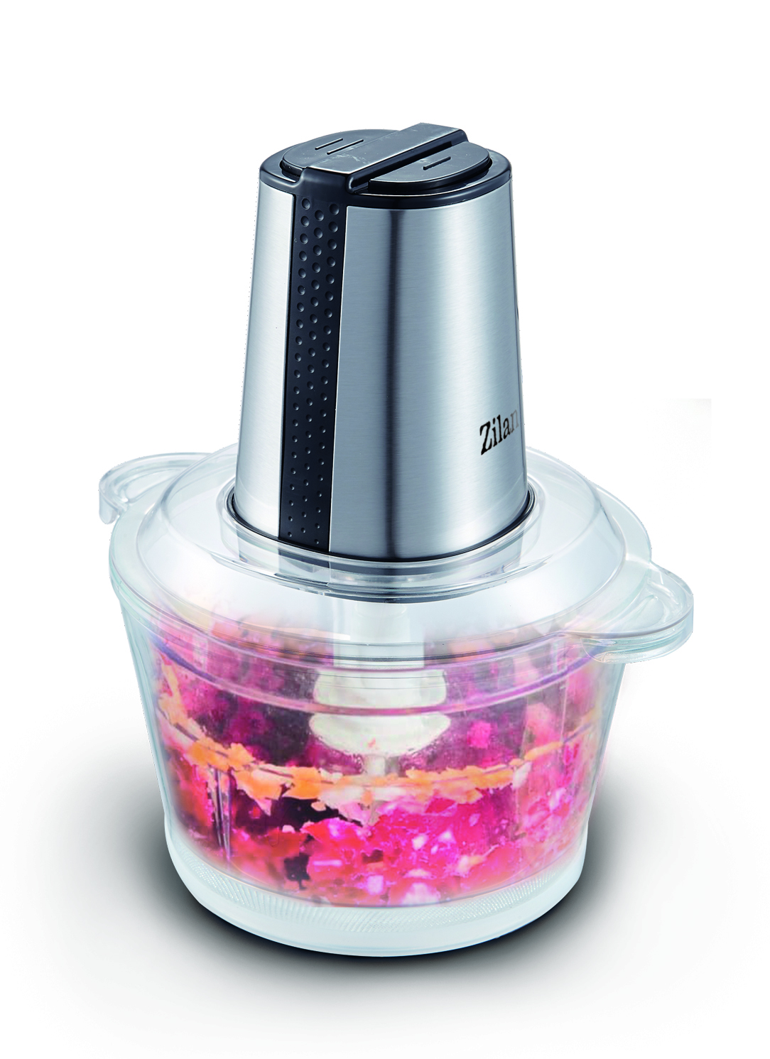 Tocator Electric ZILAN ZLN-3888 - 300W, bol sticla 1.6L, 4 lame inox, 2 viteze