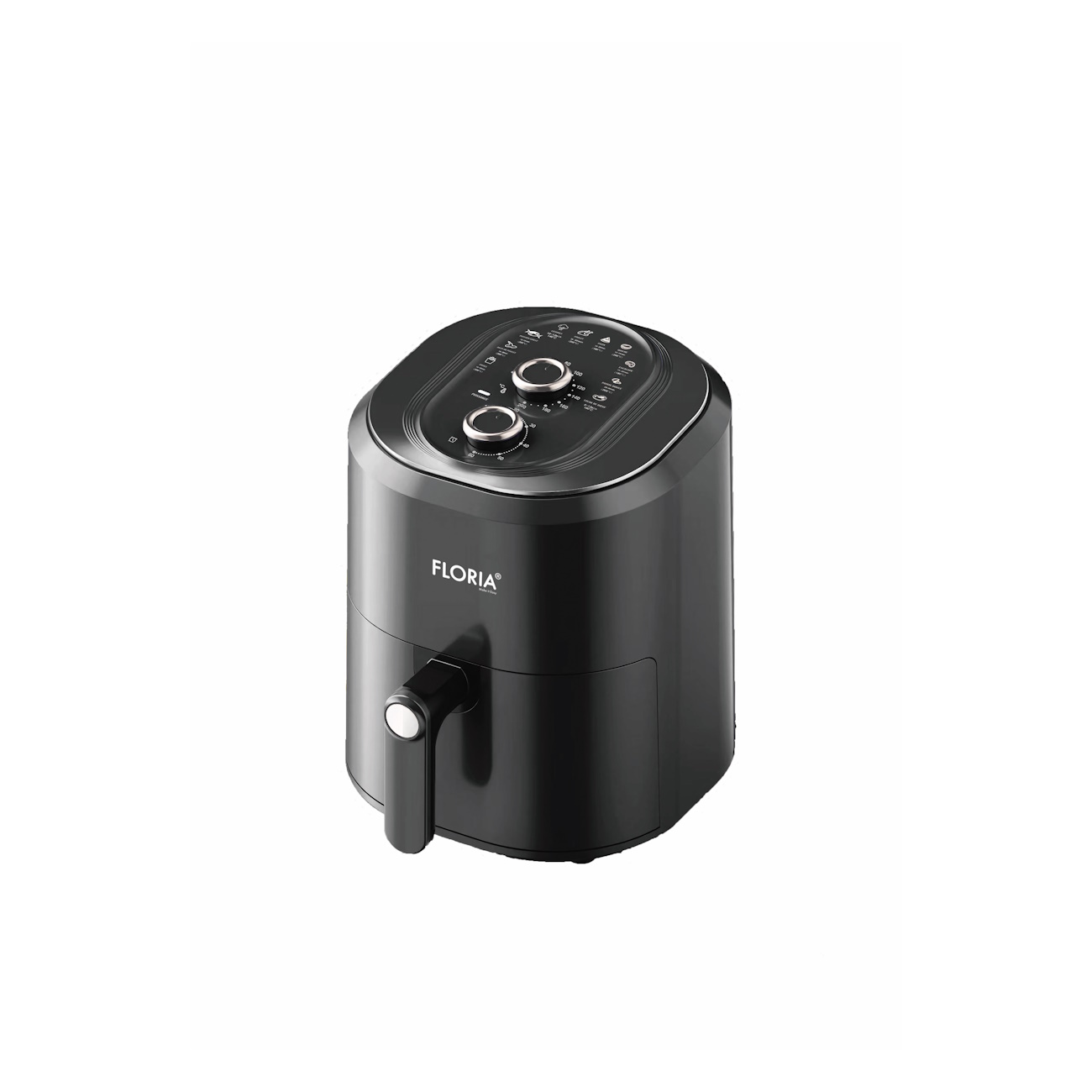 Friteuza cu aer cald Floria ZLN8009, 6L, 1360W, negru - gateste sanatos fara ulei