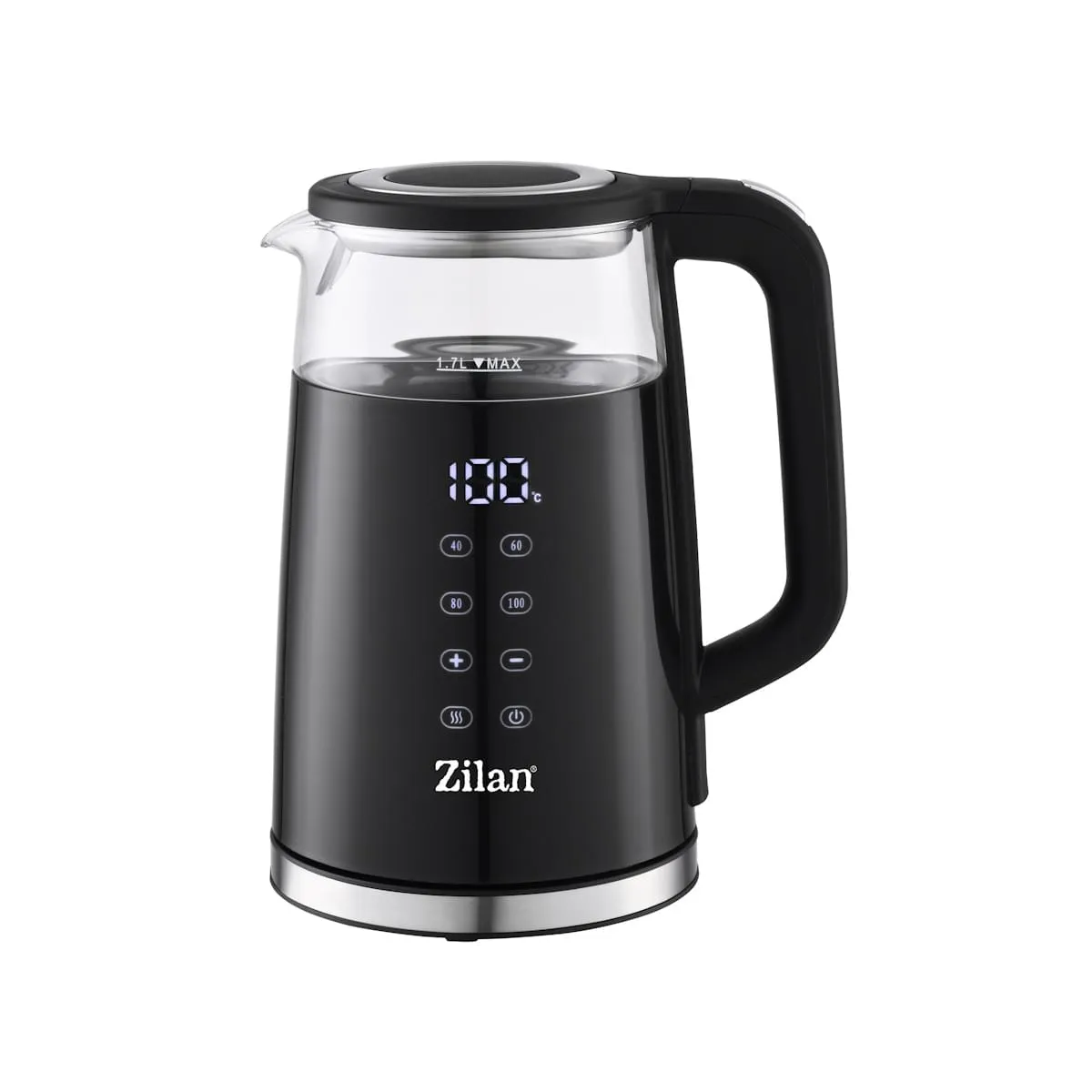 Fierbator electric Zilan ZLN7859, 2200W - ecran digital, control temperatura 40-100°C, capacitate 1,7 L