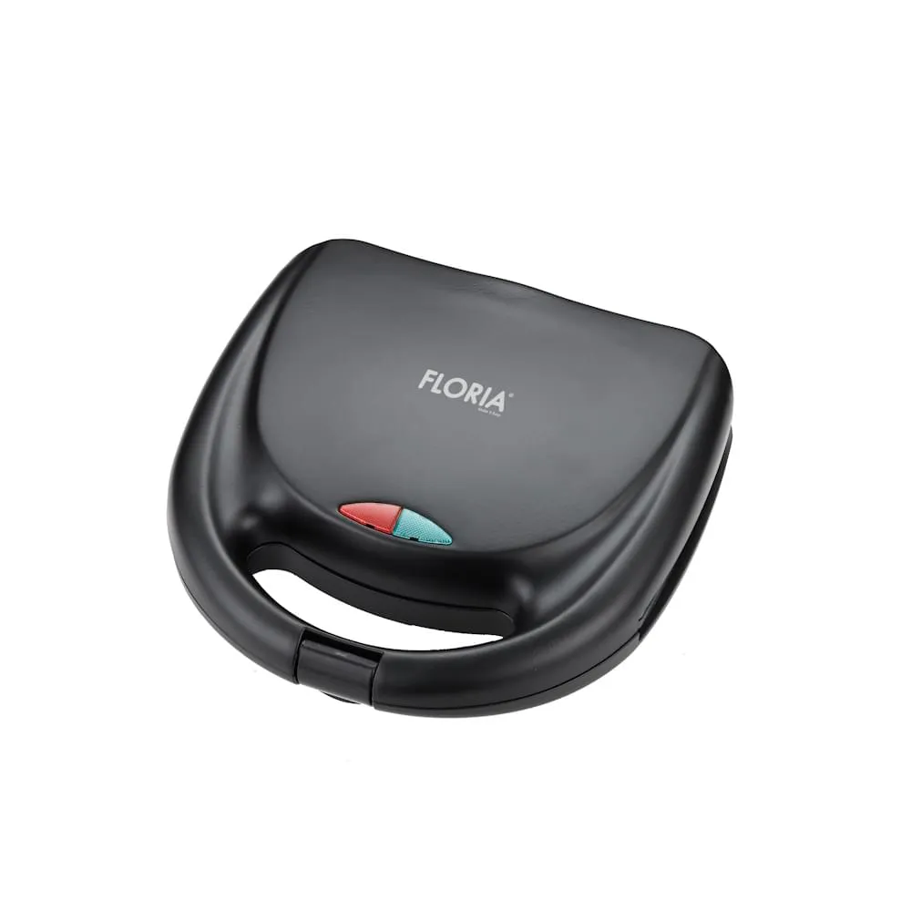 Sandwich-maker Floria ZLN8505 800W - Negru, indicator luminos, protectie supraincalzire