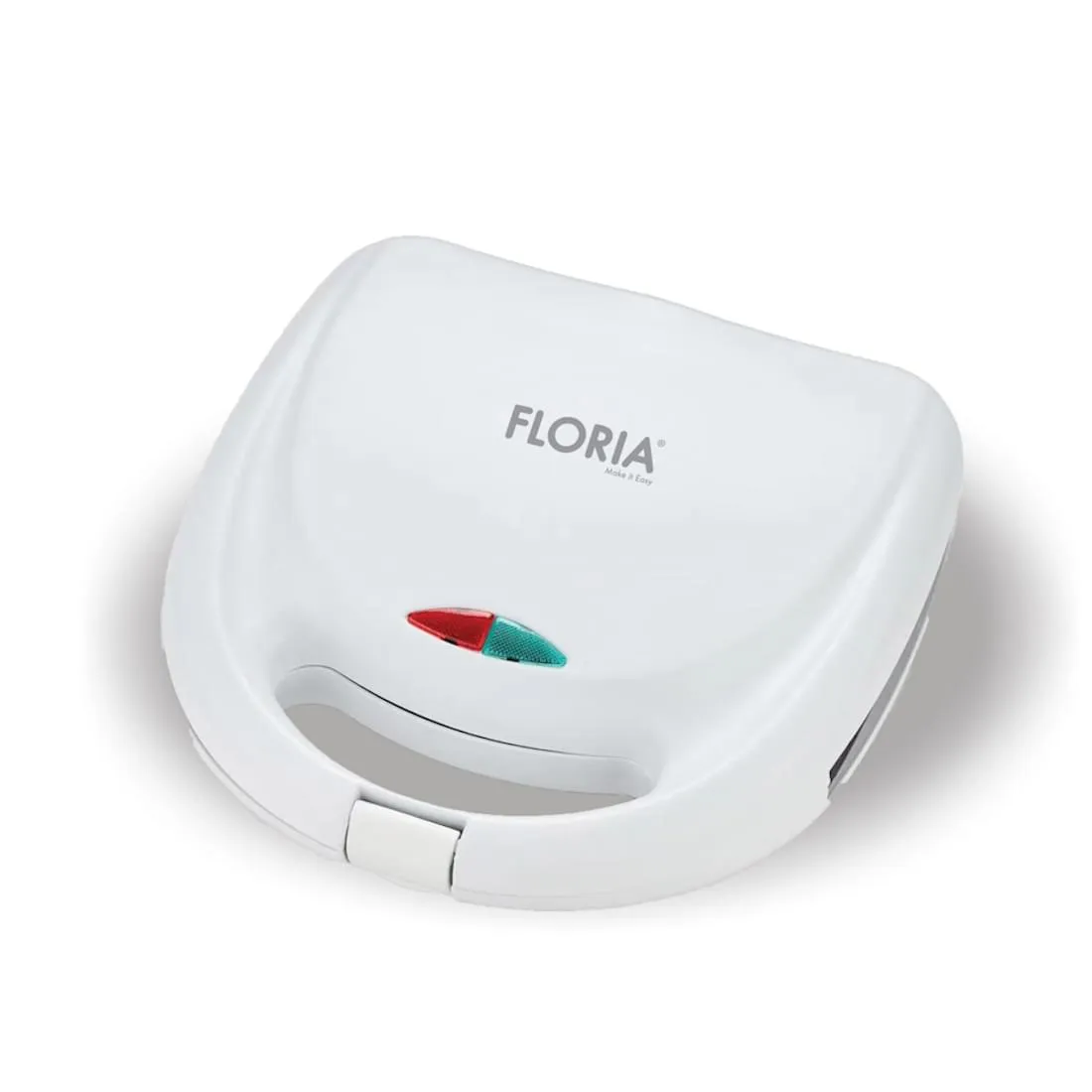 Sandwich-maker Floria ZLN8504, alb 800W - placi antiadezive, indicator luminos, design compact
