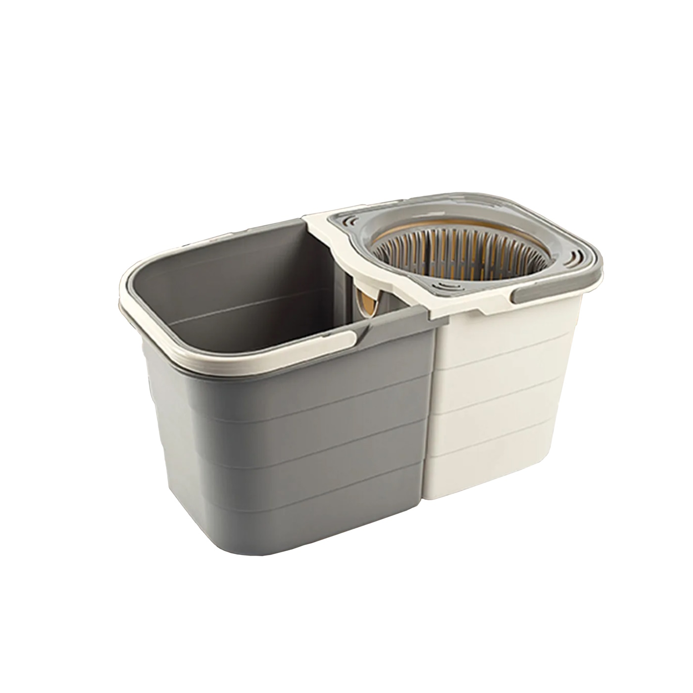 Mop rotativ Lisa ZLN0792 cu galeata dubla separabila si maner ajustabil - sistem complet de curatenie