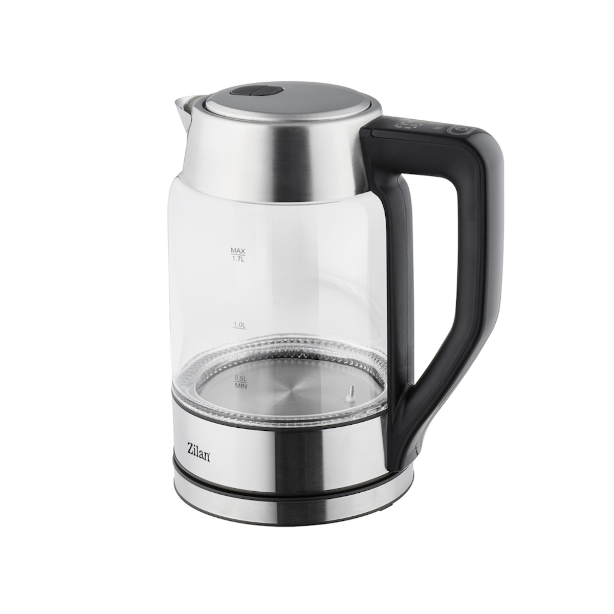 Fierbator electric Zilan ZLN8955 - 2200W, 1.7L, control temperatura, design transparent
