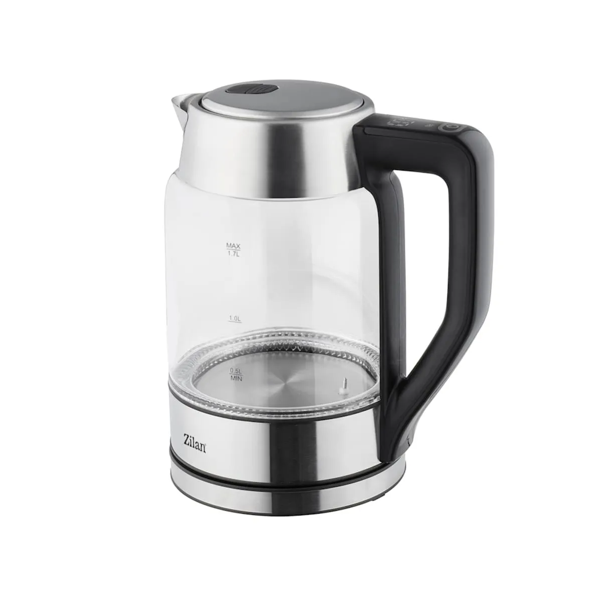 Fierbator electric Zilan ZLN8955 - 2200W, 1.7L, control temperatura, design transparent