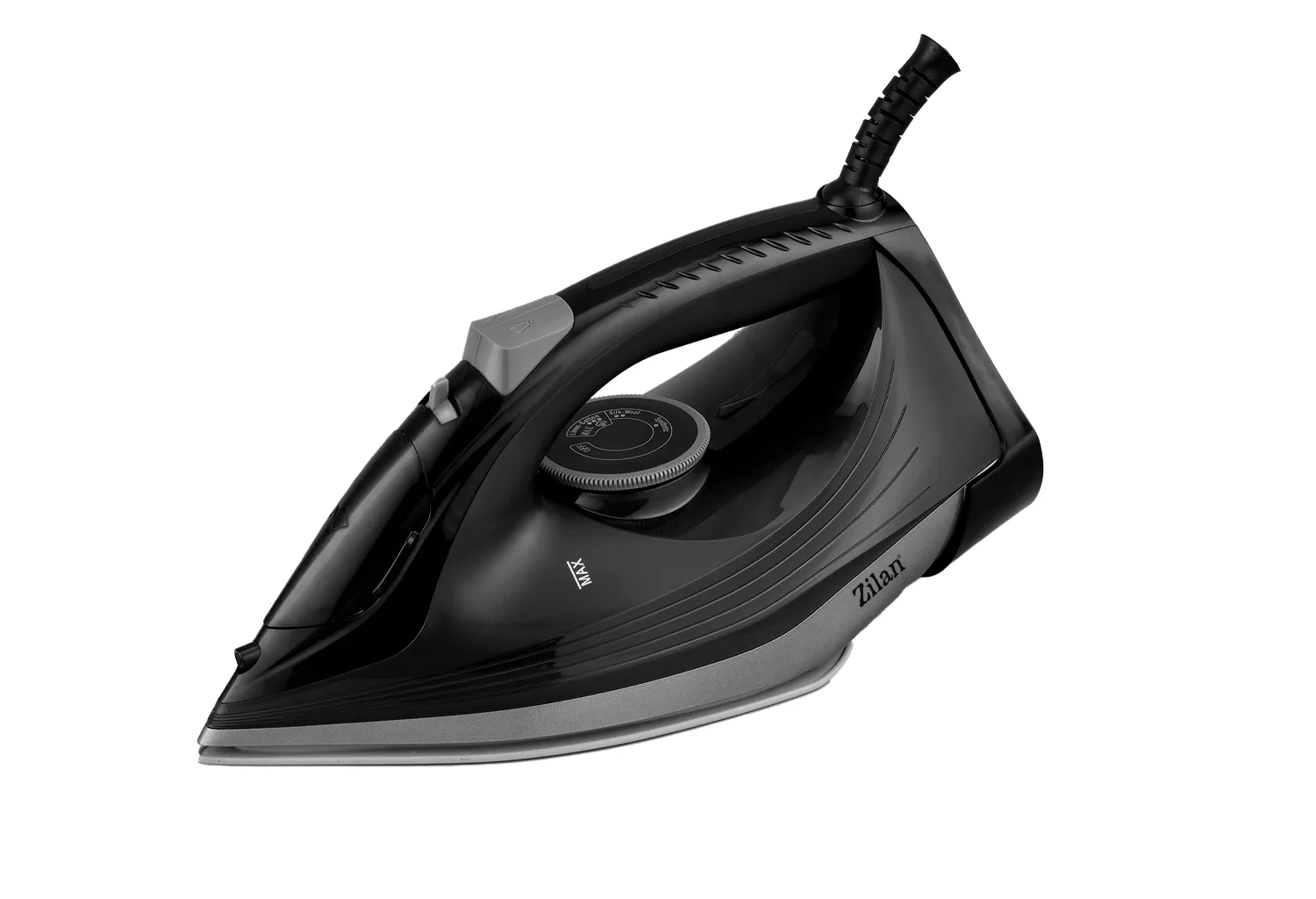 Fier de calcat Zilan ZLN8603 cu talpa ceramica - 2600W, abur vertical si orizontal, sistem anti-calcar