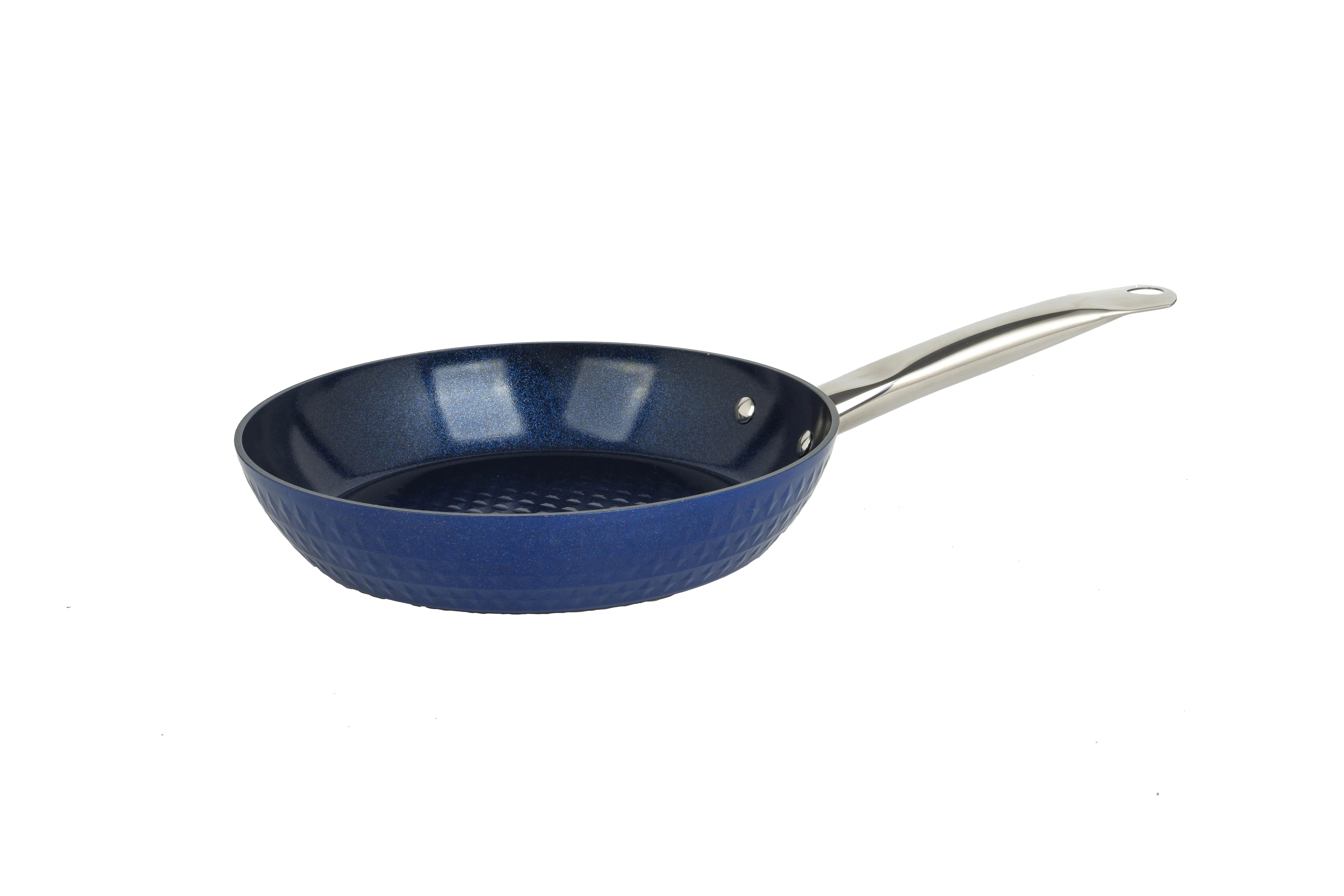 Tigaie Zilan ZLN9631 Diamond cu baza de inductie - 24cm, ceramica si inox, 6 straturi, tehnologie 3D Diamond