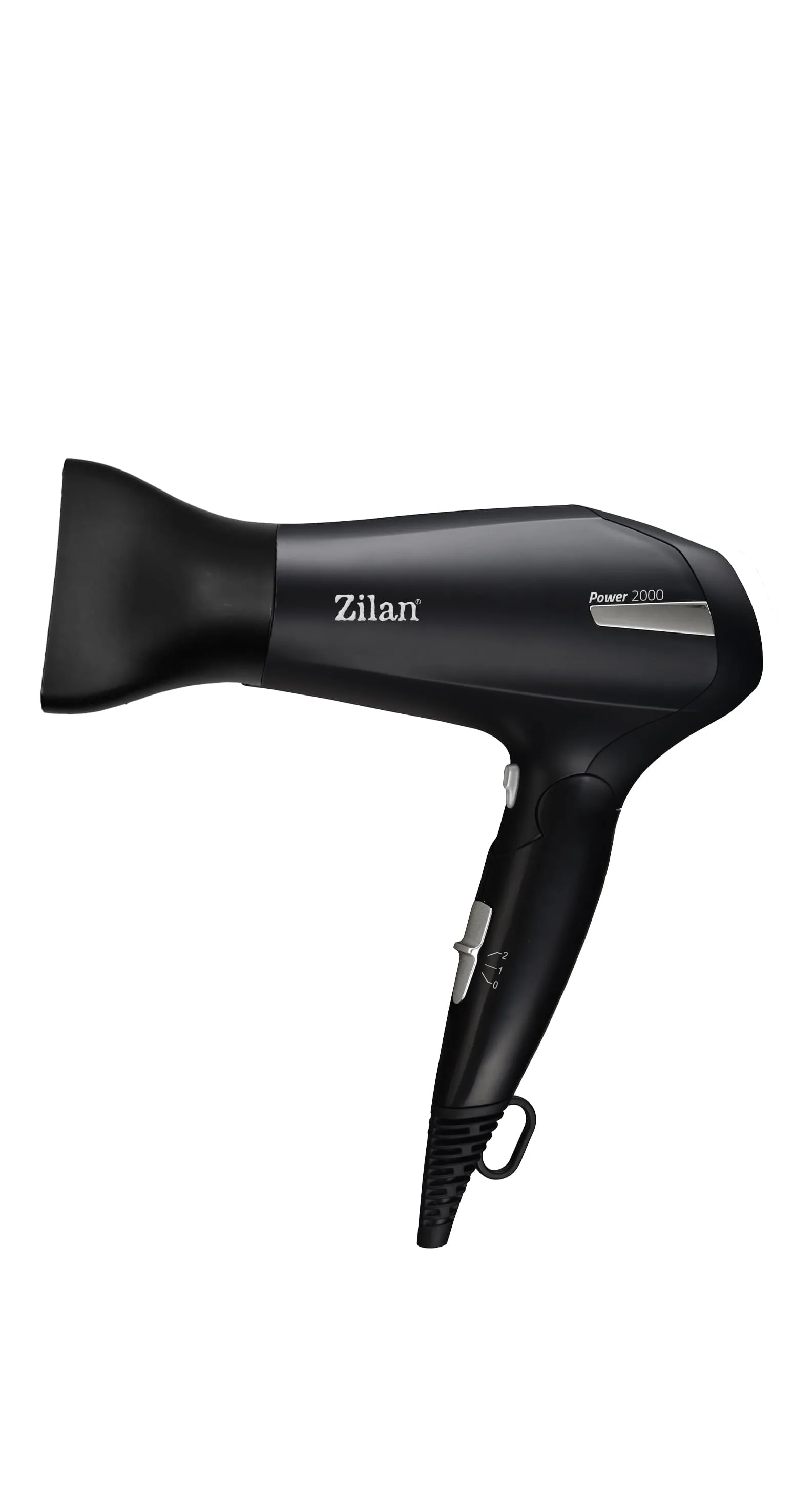Uscator de par profesional Zilan ZLN9396 cu ionizare, 2000W, 2 trepte viteza si temperatura, negru