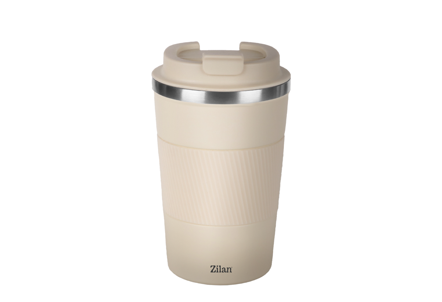 Cana termos Zilan ZLN9921 - 510ml, inox, perete dublu, mentine temperatura 12h, crem