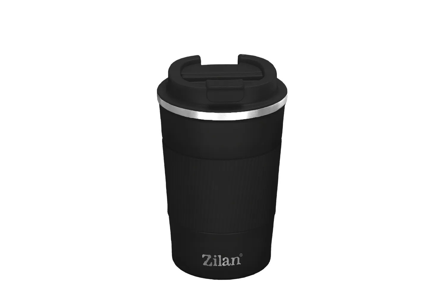 Cana termos Zilan ZLN9878 380ml - inox cu pereti dubli, negru