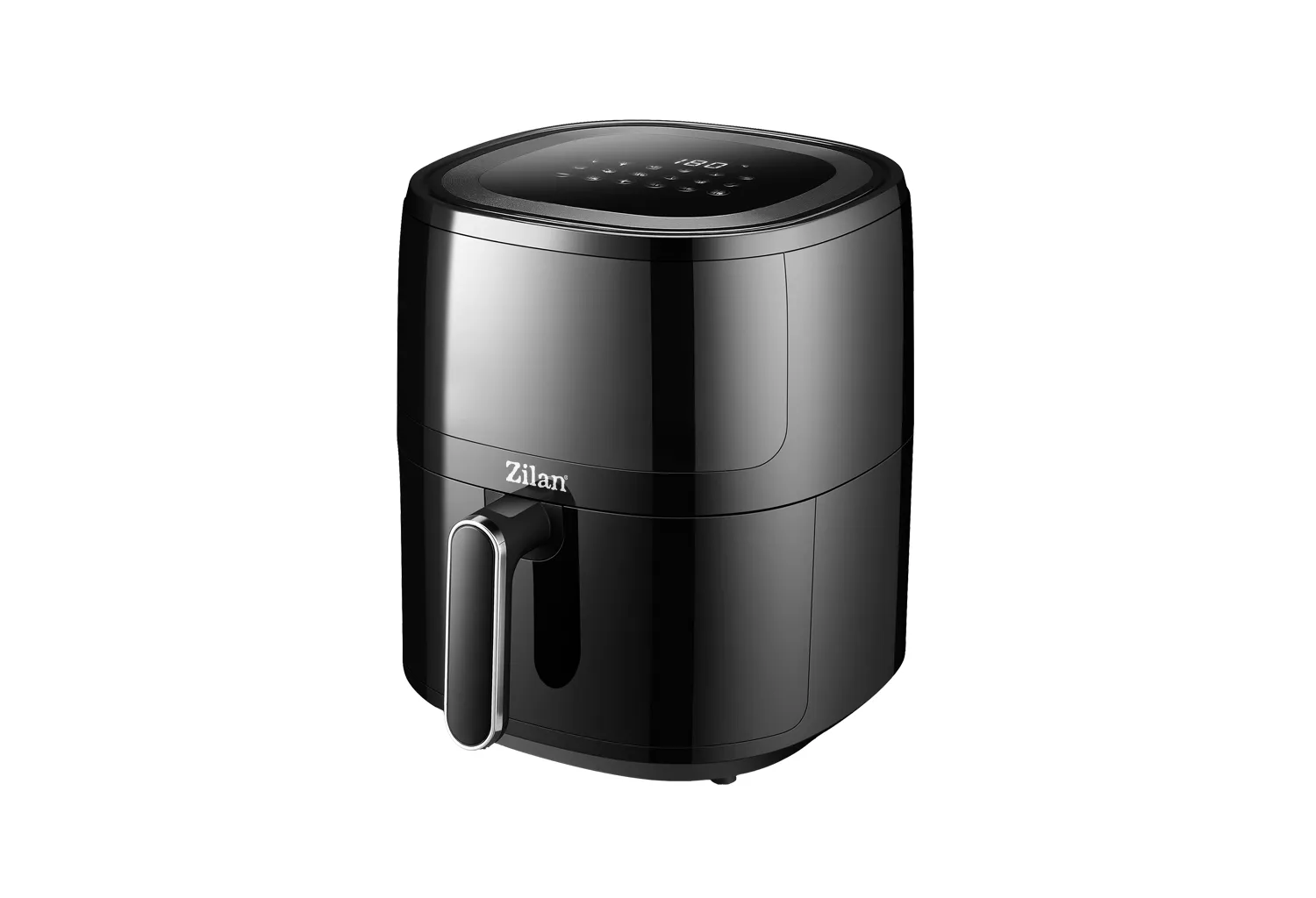 Friteuza Air Fryer Zilan ZLN9983, 1500W, 5L, display LED tactil, 12 programe, fereastra vizualizare