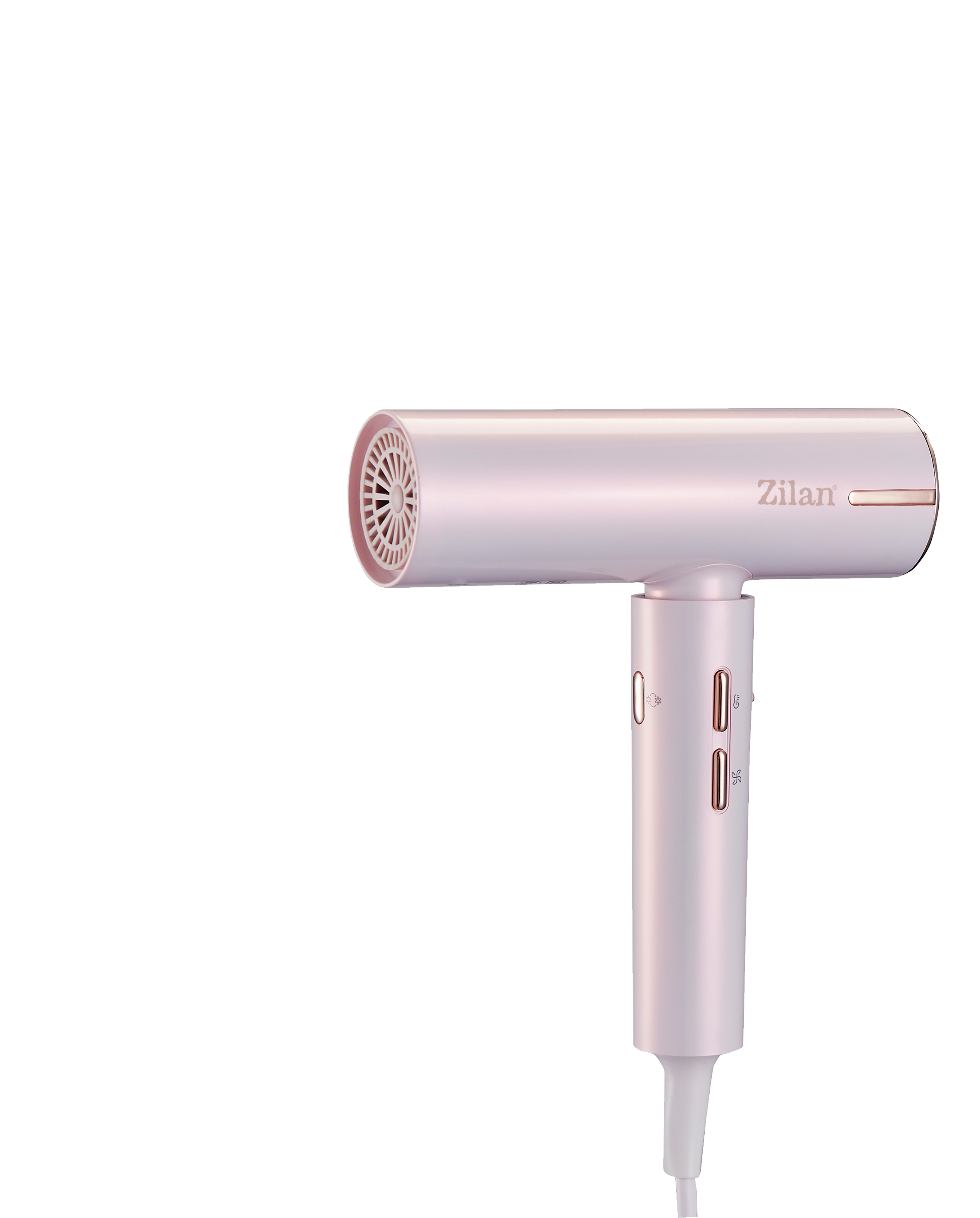 Uscator de par profesional Zilan ZLN9181 cu tehnologie IQ si functie ionica, 1800W, 3 trepte viteza si temperatura