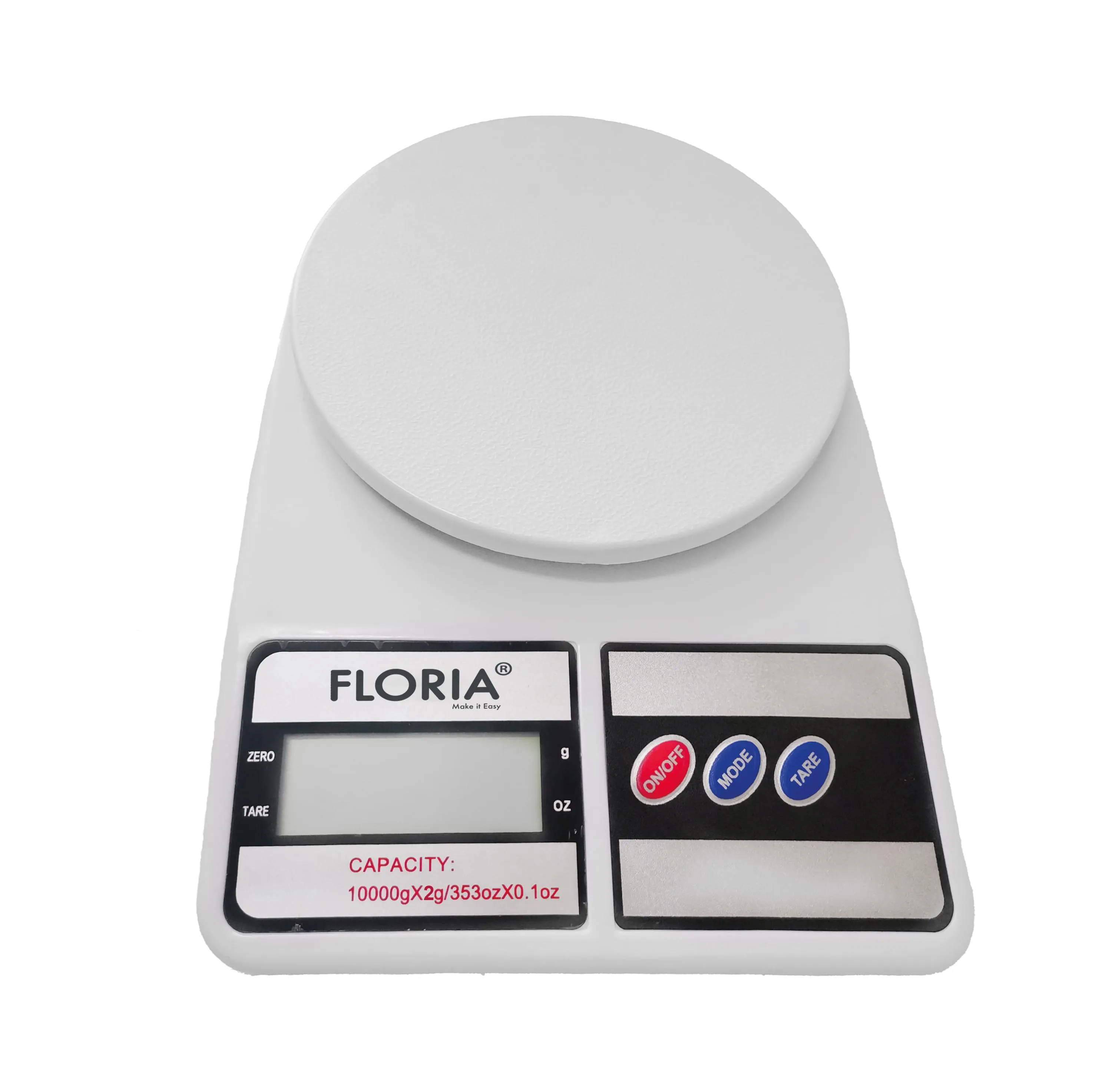 Cantar bucatarie digital Floria ZLN9075 - capacitate 10kg, precizie 2g, display LCD