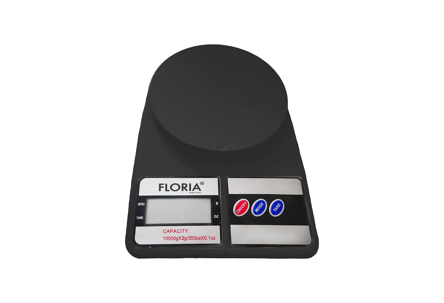 Cantar digital de bucatarie Floria ZLN9076 - 10kg, precizie 2g, display LCD, functie Tara