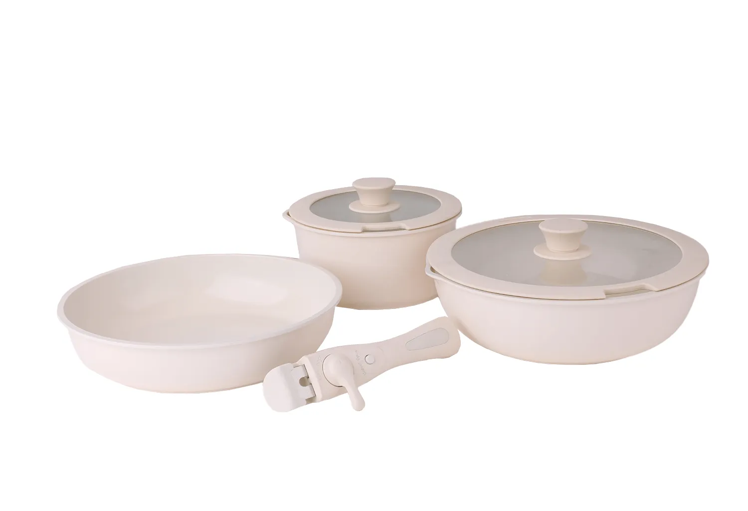 Set vase gatit Zilan ZLN0965 - 8 piese, 5 straturi, acoperire non-toxica, compatibil cuptor