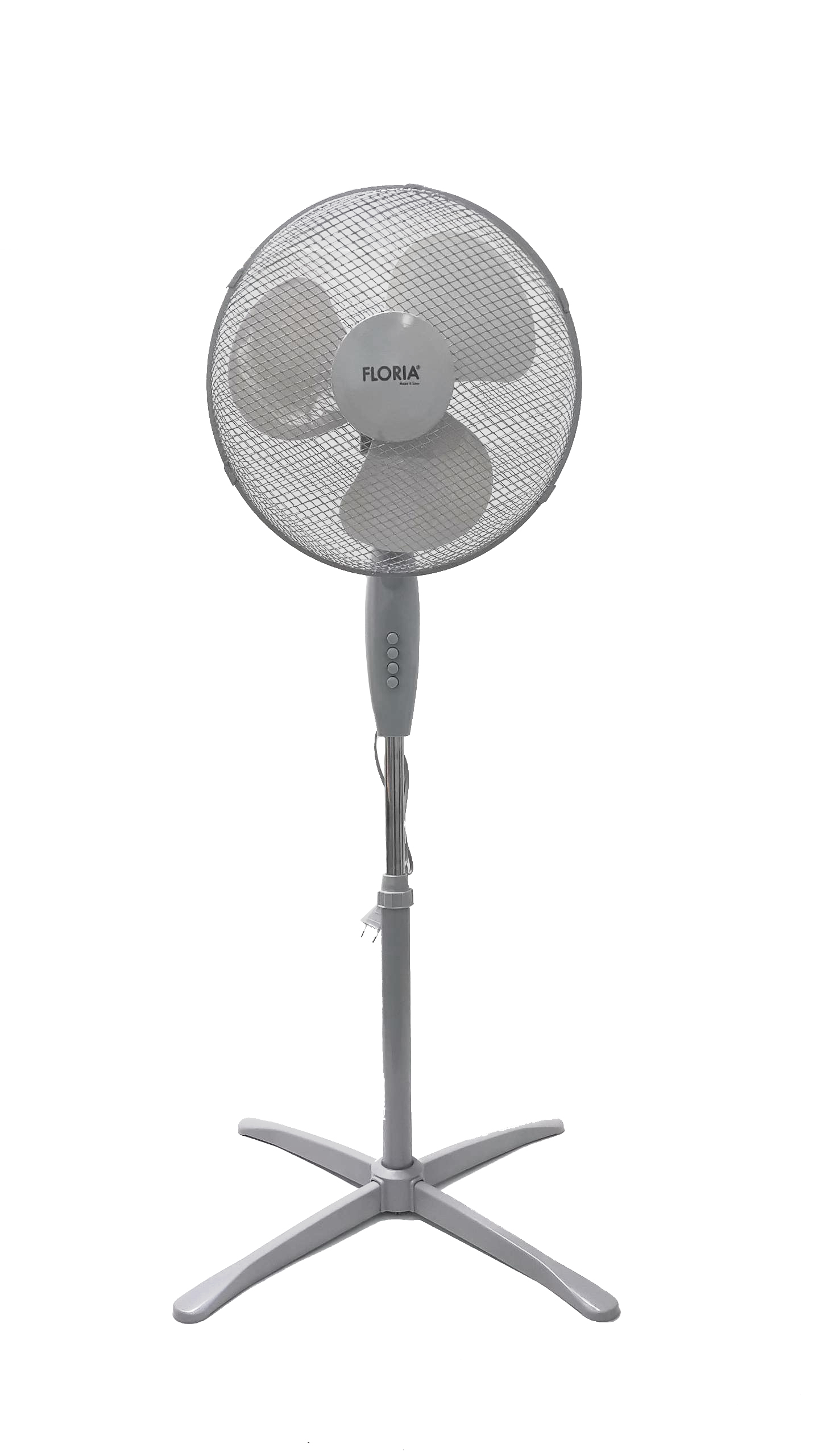 Ventilator cu picior Floria ZLN-0996 - 3 trepte viteza, inaltime reglabila, rotire 360°, 40W