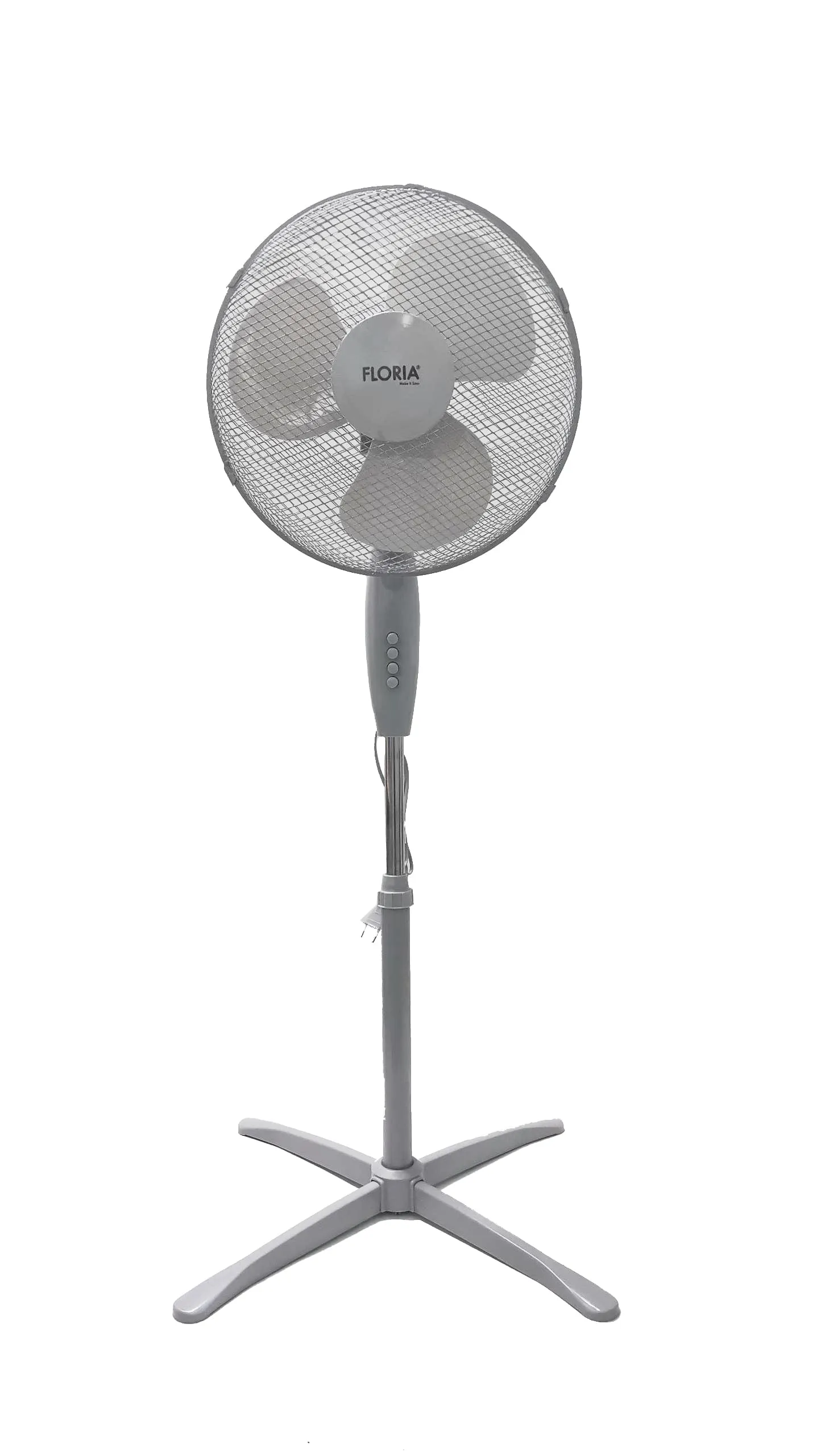 Ventilator cu picior Floria ZLN-0996 - 3 trepte viteza, inaltime reglabila, rotire 360°, 40W
