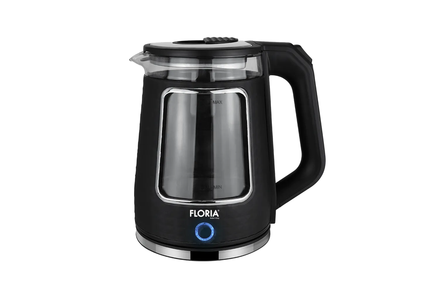 Fierbator electric Floria ZLN9822 - 1,8L, 1800W, baza rotativa 360°, oprire automata