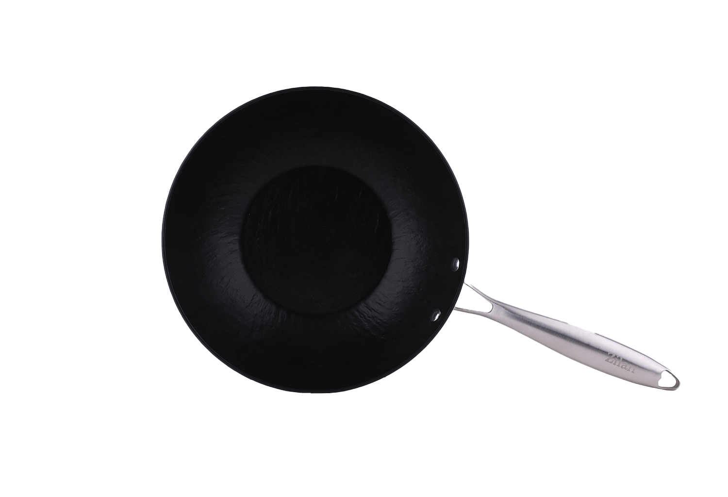 Tigaie Wok Zilan ZLN0934, din Titan, 28cm, 7 straturi antiaderente, compatibila cuptor 280°C si inductie