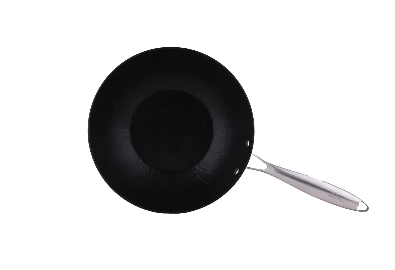 Tigaie Wok Zilan ZLN0934, din Titan, 28cm, 7 straturi antiaderente, compatibila cuptor 280°C si inductie