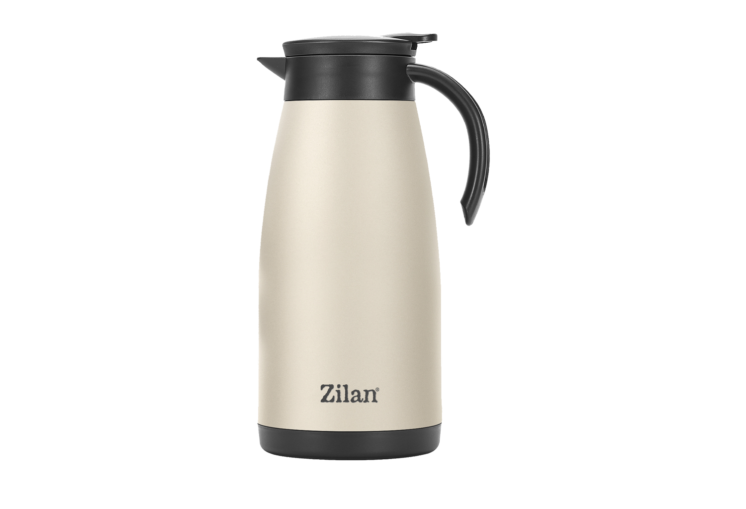 Termos inox Zilan ZLN0783 1.5L crem - mentine cald 18h/ rece 24h cu buton anti-varsare