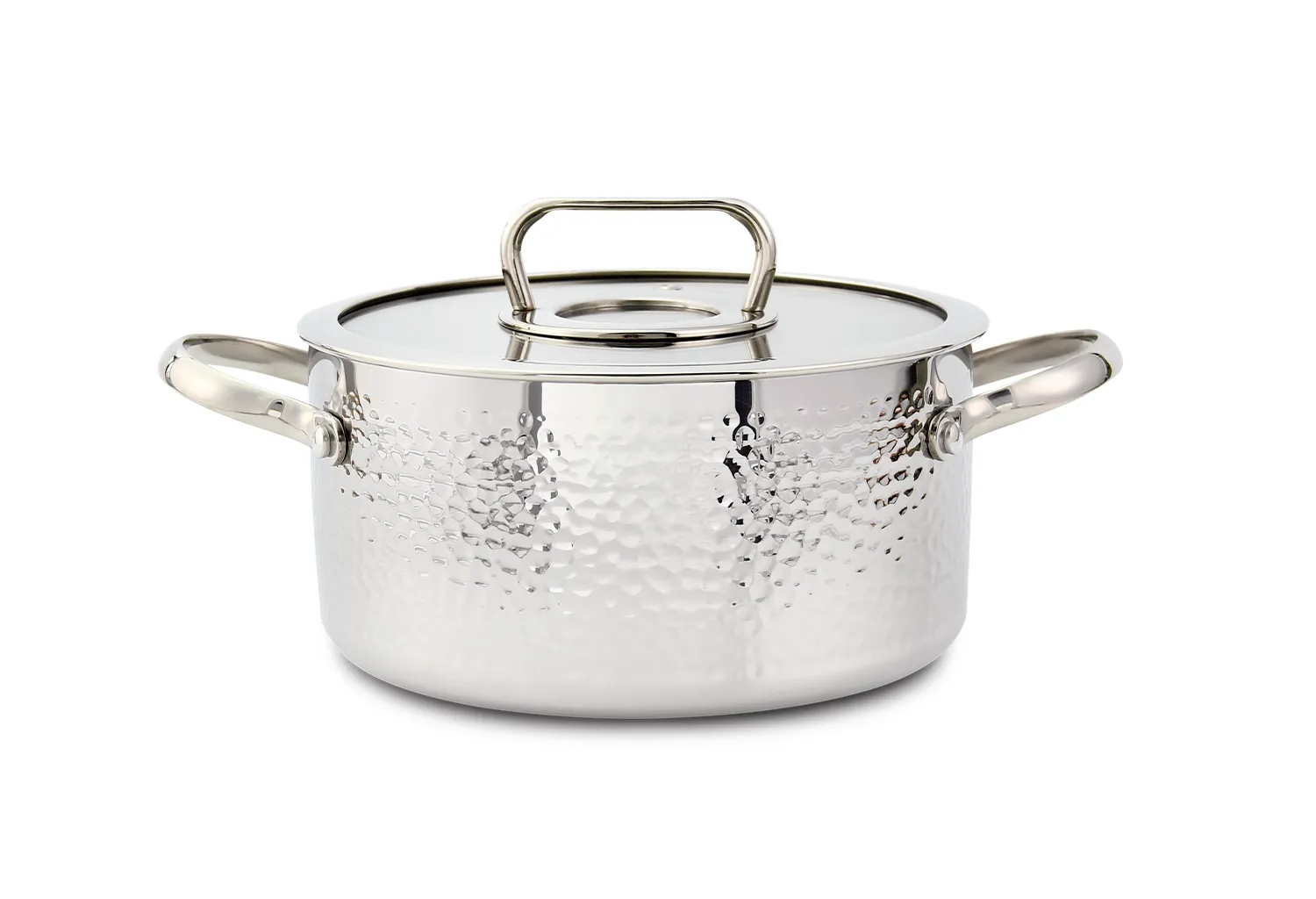 Cratita inox Zilan ZLN1320 - 4,5L, 24cm, tehnologie TriPly, compatibila inductie/ gaz/ electric
