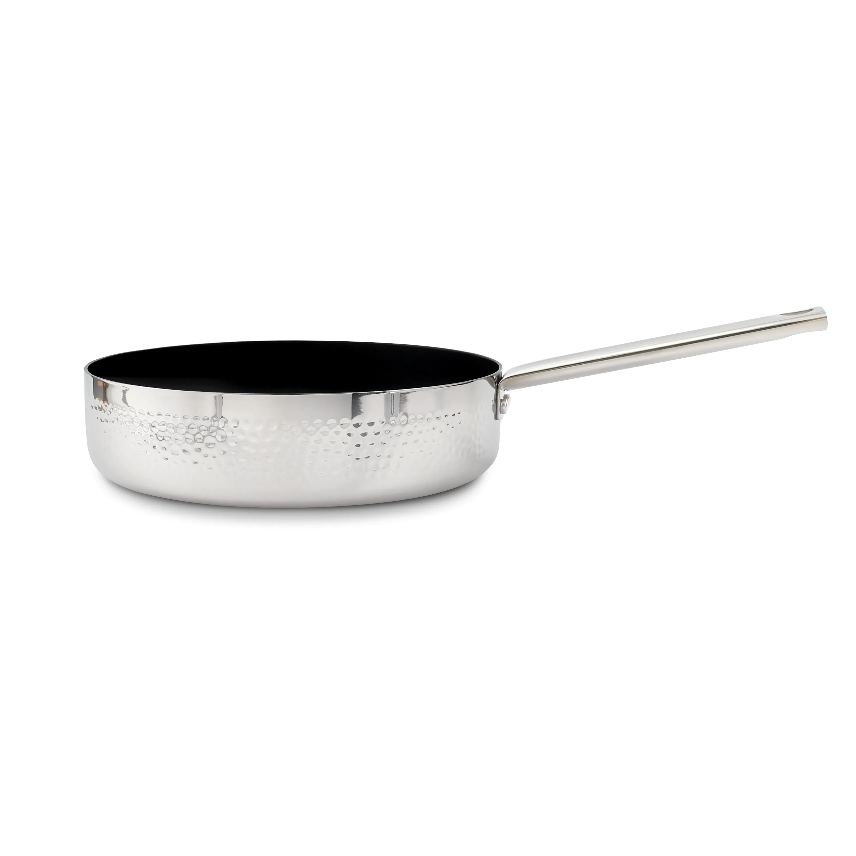 Tigaie inalta Zilan ZLN1337 din otel inoxidabil, 24cm, 1.5L, tehnologie Tryply, compatibila inductie
