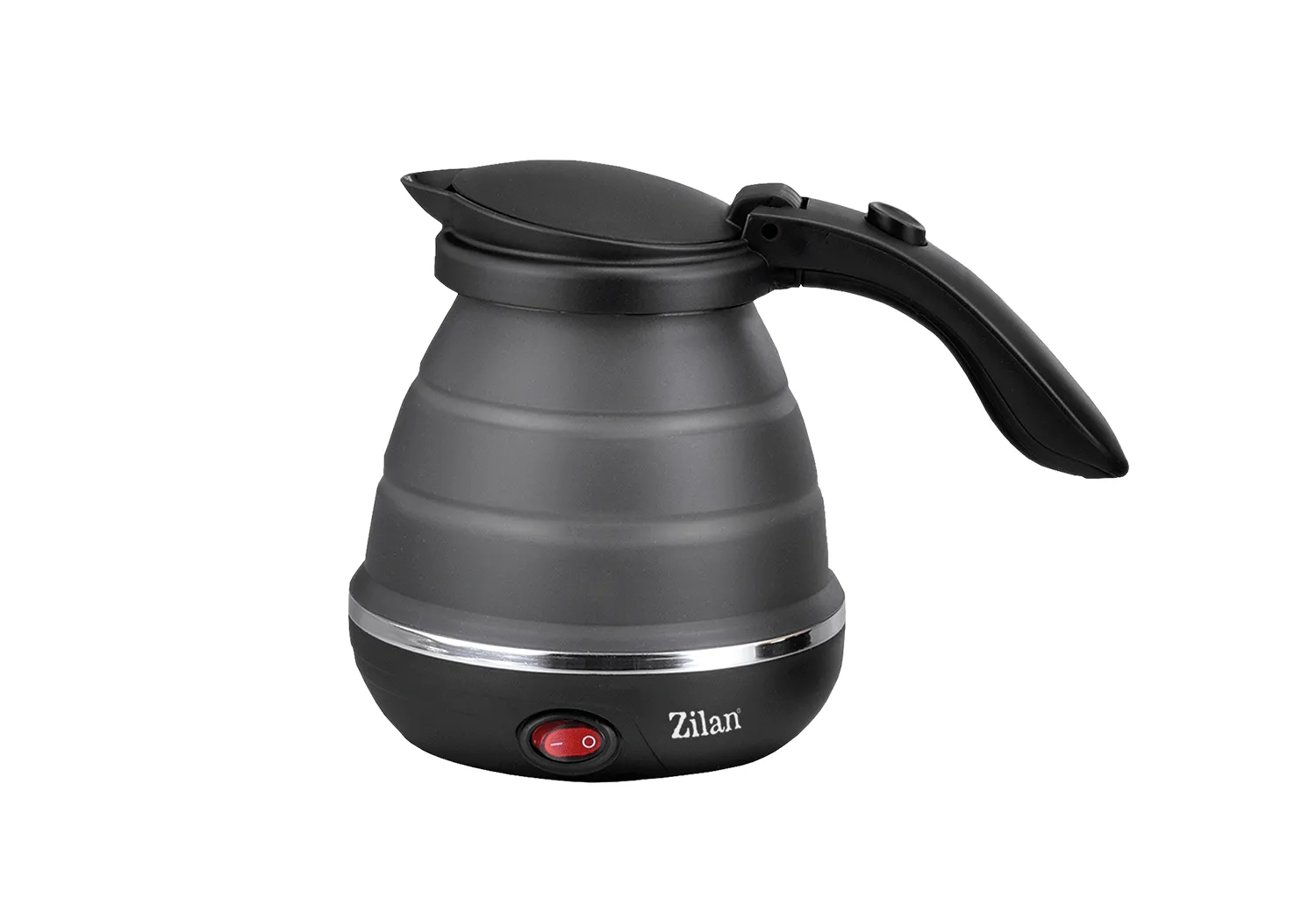 Fierbator pliabil de calatorie Zilan ZLN1986 - 750W, 0.5L, silicon durabil + inox, compact pentru voiaj